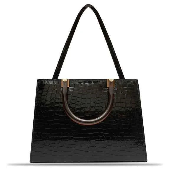 Black Candy Bag With Acrylic Handle