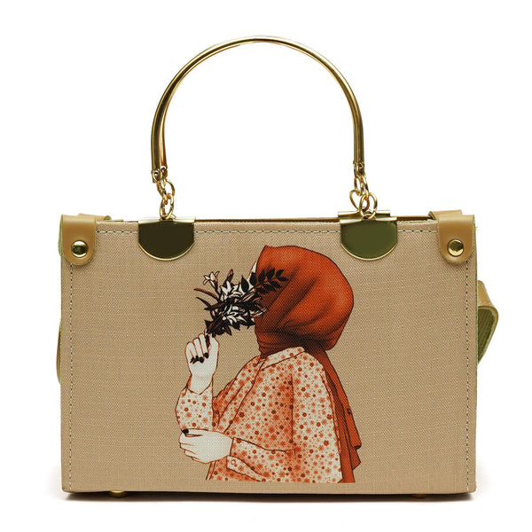 Pretty Blush Boxy Bag – Women’s Handbag by Nayab Khatoon