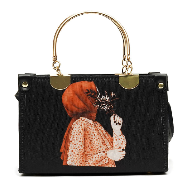 Pretty Blush Boxy Bag – Women’s Handbag by Nayab Khatoon