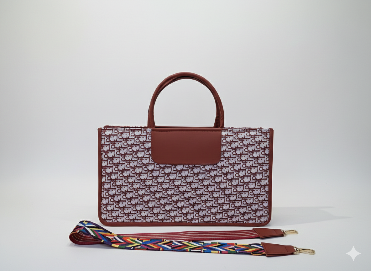 Monogram Muse Women’s Handbag – Structured Tote