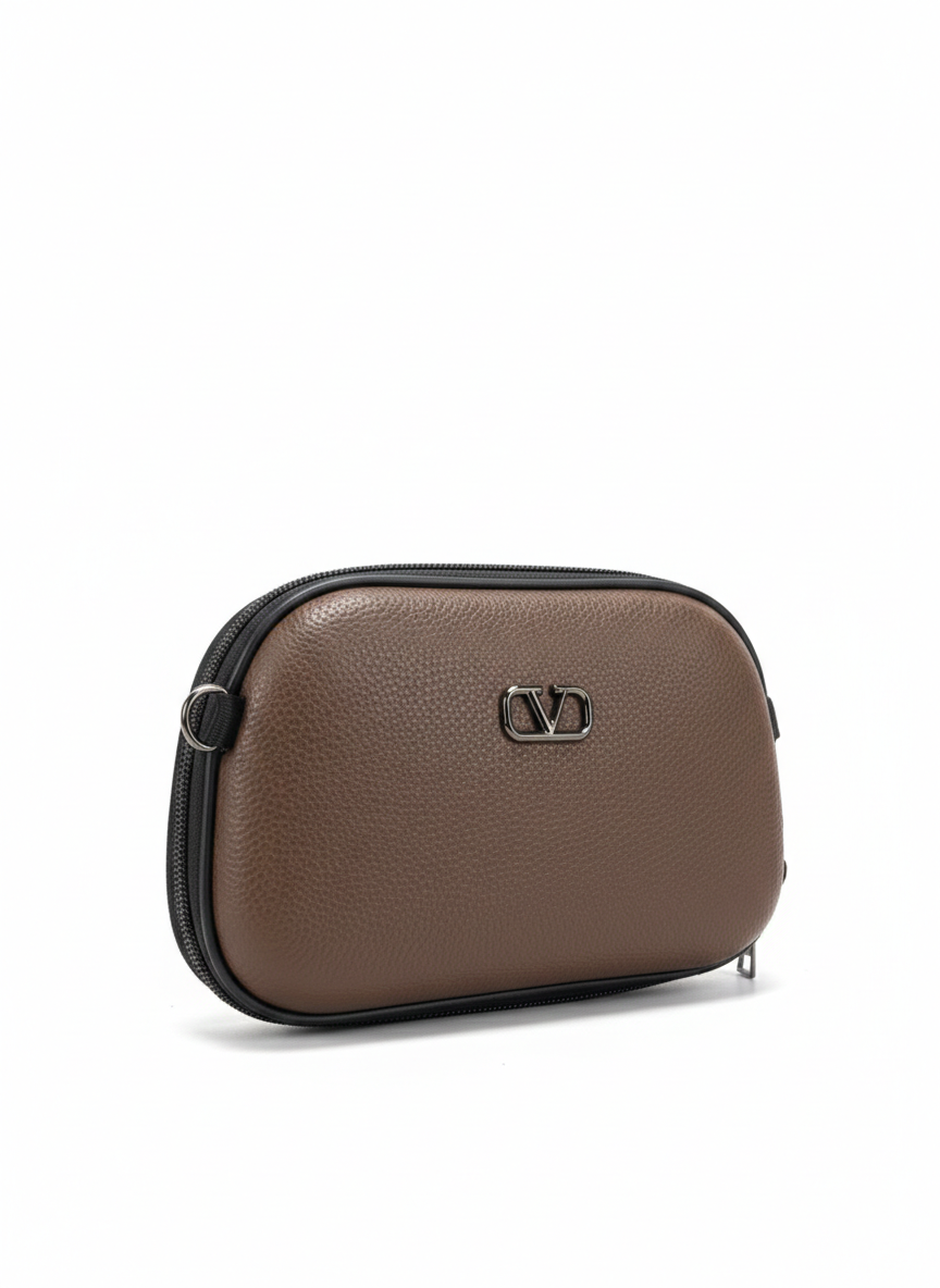 Meher Blush Mini – Elegant dark brown Crossbody Bag for Women Compact & Stylish Shoulder Purse