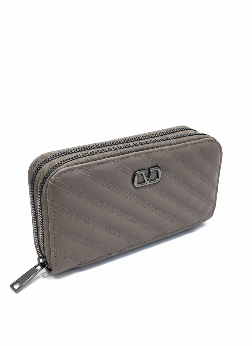 Zimal Rose Luxe – Quilted Brown Mini Crossbody Bag for Women | Elegant Compact Shoulder Purse