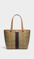 Yellow Nova Tote – Stylish Monogram Shoulder Bag for Women | Large Capacity Everyday Handbag