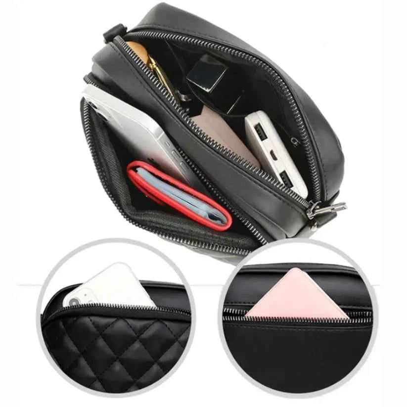3 Zipper Crossbody CAR-7 for Women | Elegant Bag – Nayab Khatoon