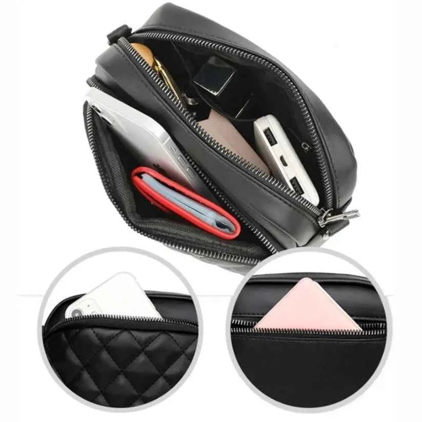 3 Zipper Crossbody CAR-7 for Women | Elegant Bag – Nayab Khatoon