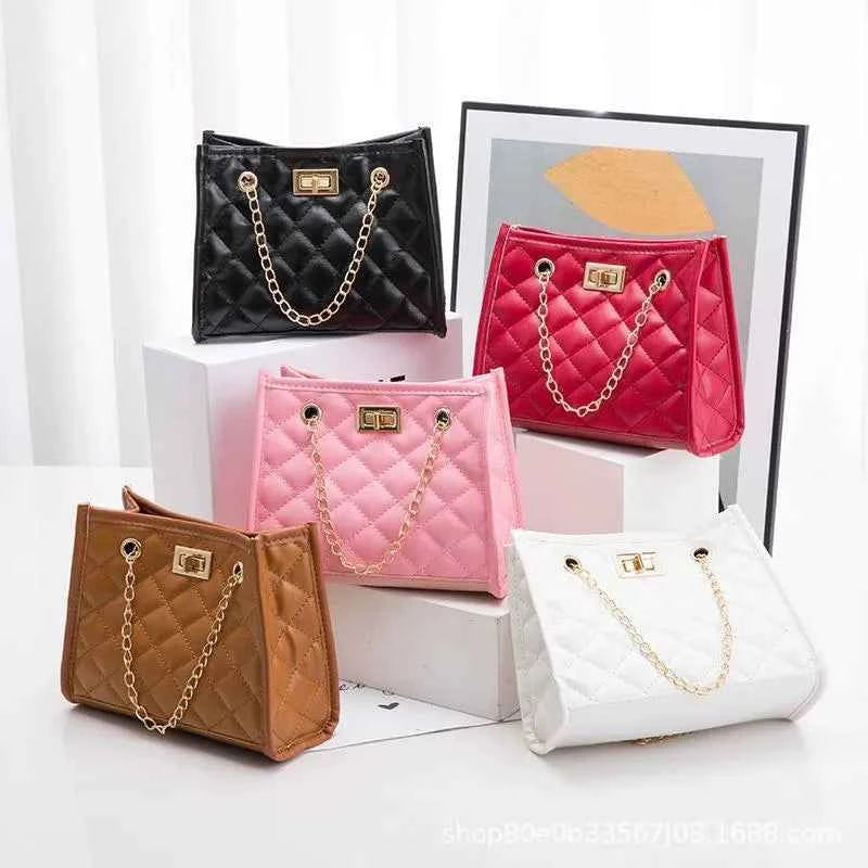 Laila Mini Chain Satchel white
