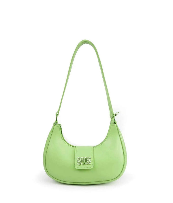 Bella Green Luxe Shoulder Bag for Women in Pakistan | Nayab Khatoon
