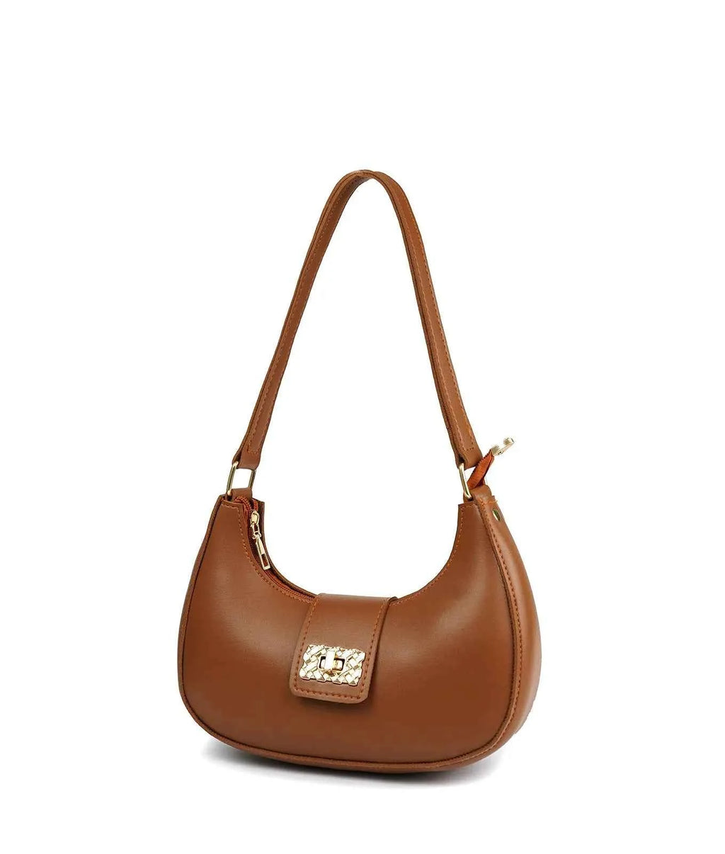 Bella Camel Luxe Shoulder Bag for Women in Pakistan | Nayab Khatoon