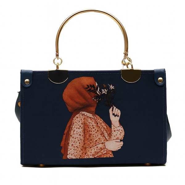 Pretty Blush Boxy Bag – Women’s Handbag by Nayab Khatoon