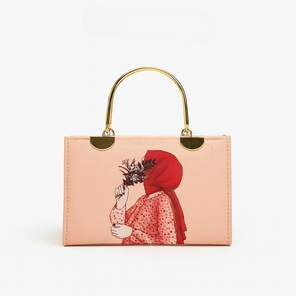 Pretty Blush Boxy Bag – Women’s Handbag by Nayab Khatoon