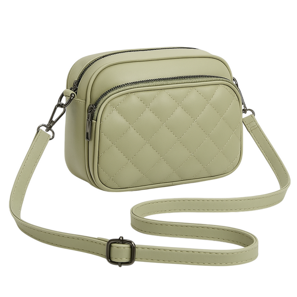 3 Zipper Crossbody Bag C-AR-7 green