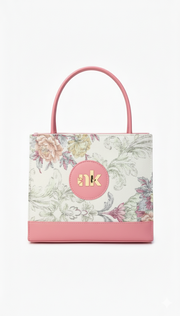 Gul Bahaar – Premium Floral Everyday Handbag Pink