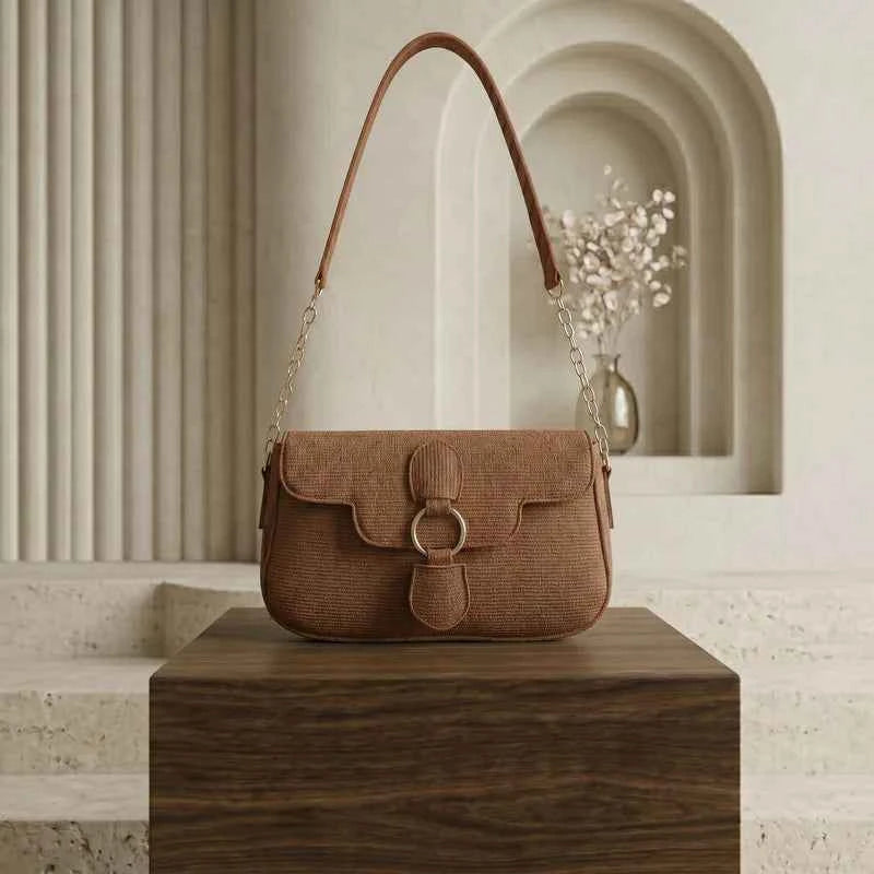 Signature Ring Bag – Classic Ladies Handbag Camel