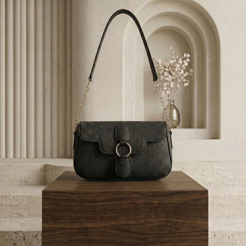 Signature Ring Bag – Classic Ladies Handbag Camel