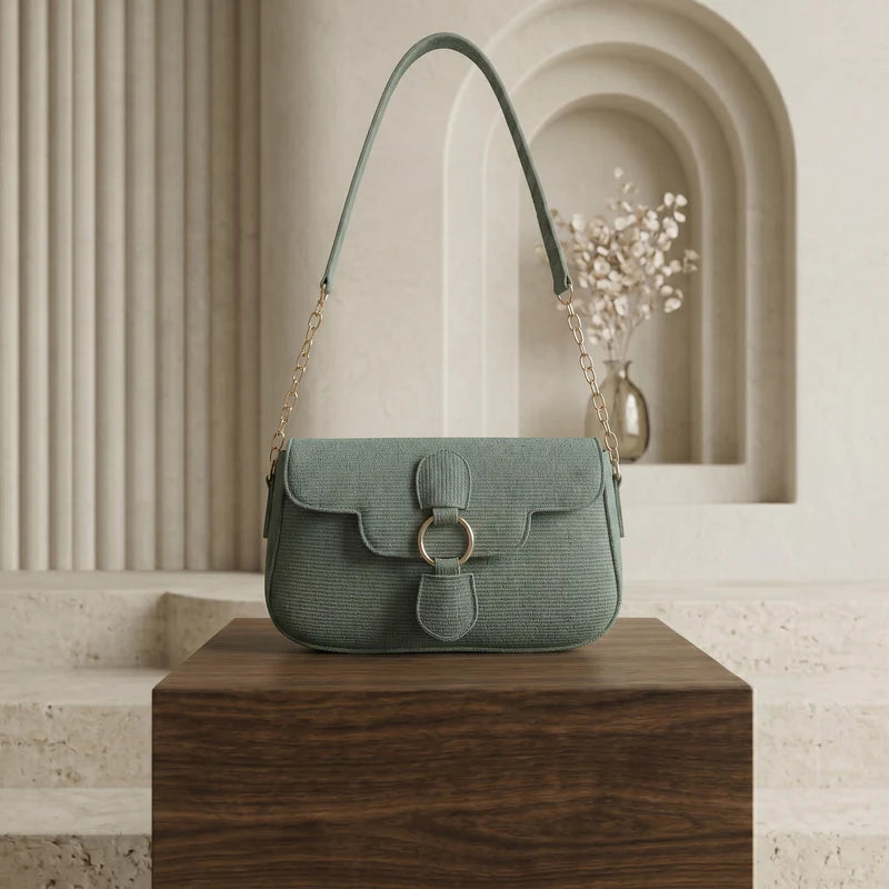 Signature Ring Bag – Classic Ladies Handbag Camel