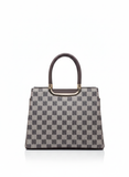 Imperial Grid Tote — Premium Ladies Handbag