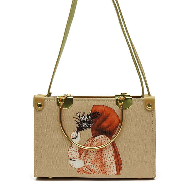 Pretty Blush Boxy Bag for Women in Pakistan | Nayab Khatoon