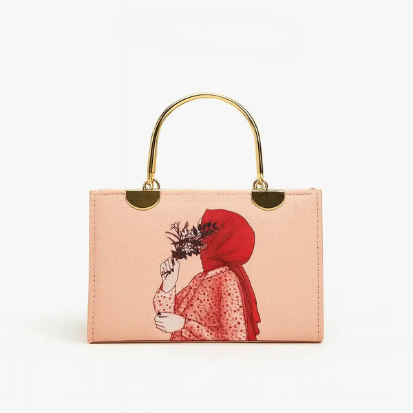 Pretty Blush Boxy Bag for Women in Pakistan | Nayab Khatoon