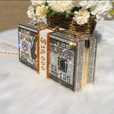 Rich Girl Dollar Clutch Silver – Nayab Khatoon
