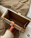 Rich Girl Dollar Clutch Silver – Nayab Khatoon