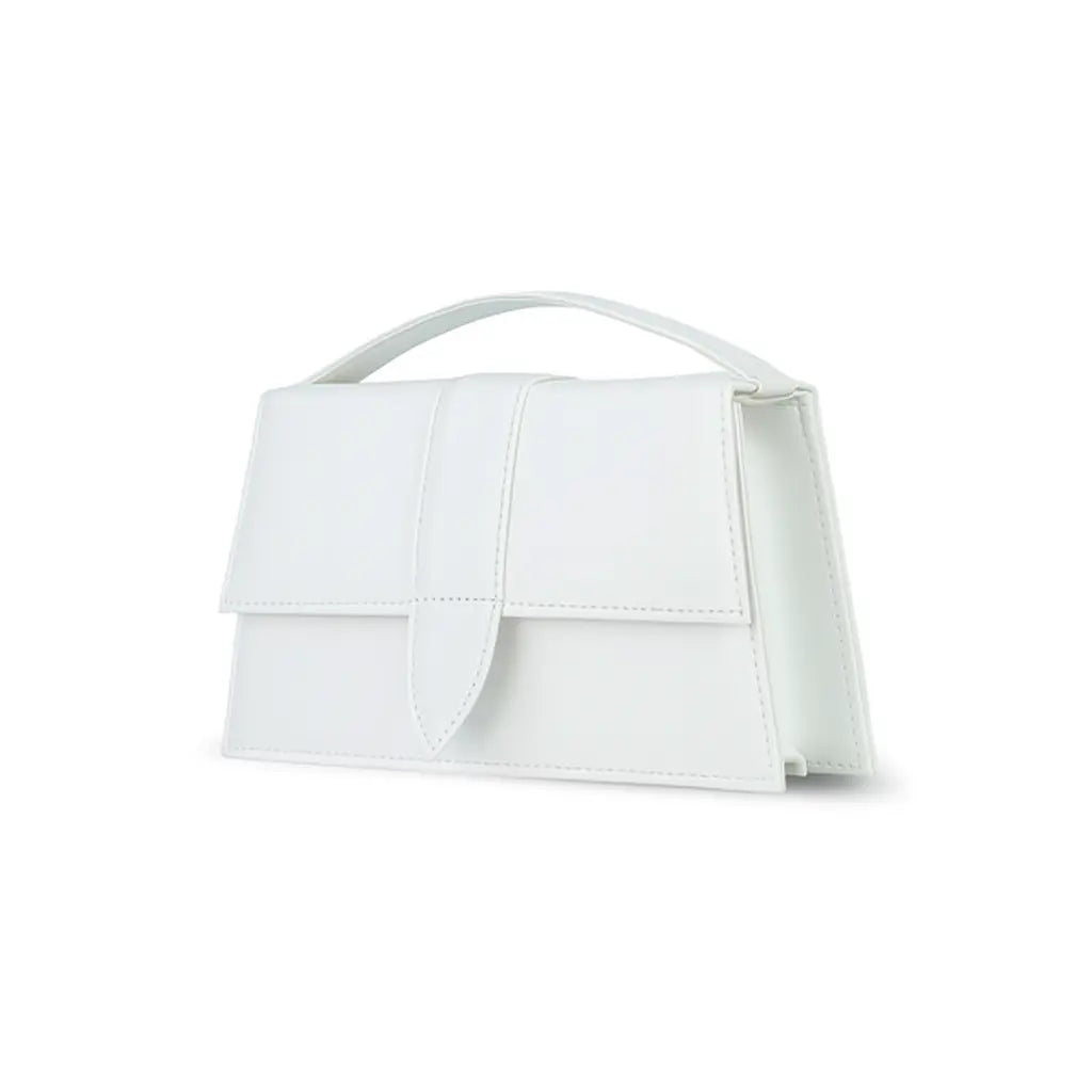 Nilofer-Pure White Handbag for Women | Elegant Bag – Nayab Khatoon - NayabKhtoon