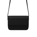 Magnetic Black Button Strap Crossbody Bag for Women | Nayab Khatoon - NayabKhtoon
