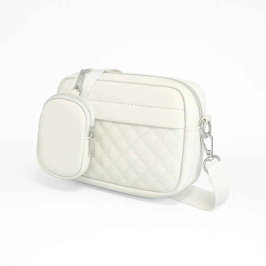 Quilted Crossbody Bag with Coin Pocket | Nayab Khatoon Pakistan