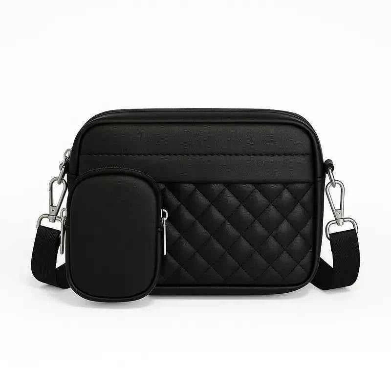 Quilted Crossbody Bag with Coin Pocket | Nayab Khatoon Pakistan