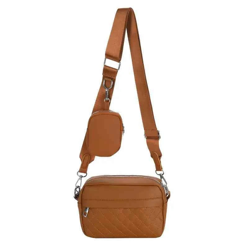 Quilted Crossbody Bag with Coin Pocket | Nayab Khatoon Pakistan
