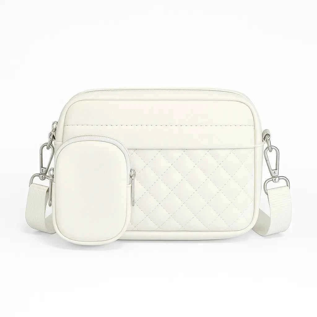 Quilted Crossbody Bag with Coin Pocket | Nayab Khatoon Pakistan