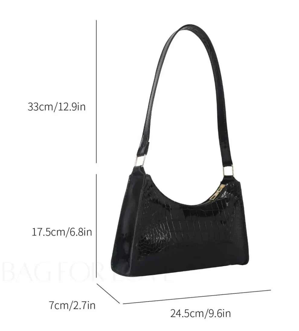 Crocodile Texture Handbag for Women Maroon | Nayab Khatoon Croc Elegance Bag Pakistan