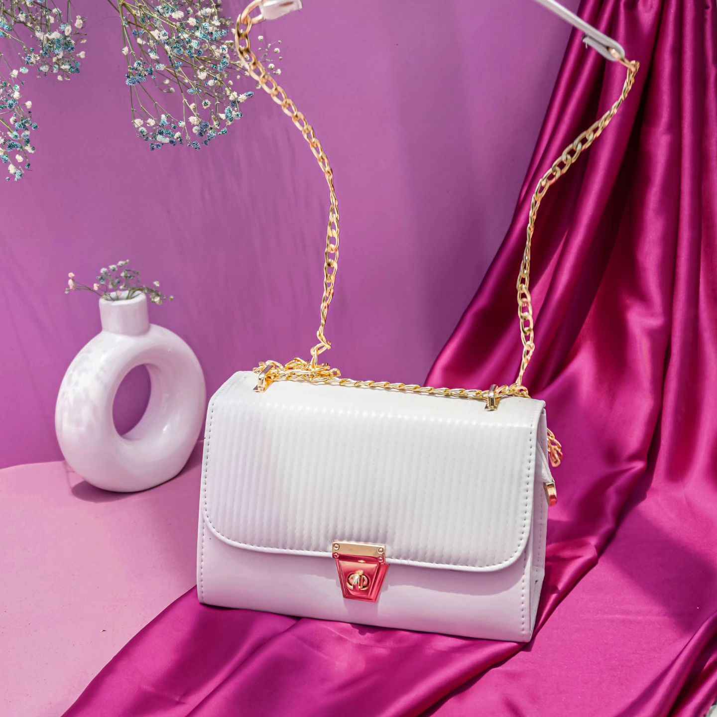 Elegant Designer Bags H-AR-1 white
