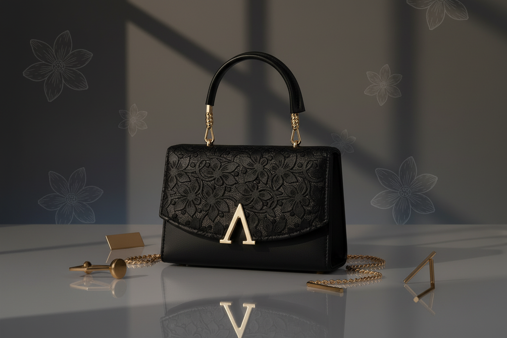 Arezoo Bloom Bag – Black