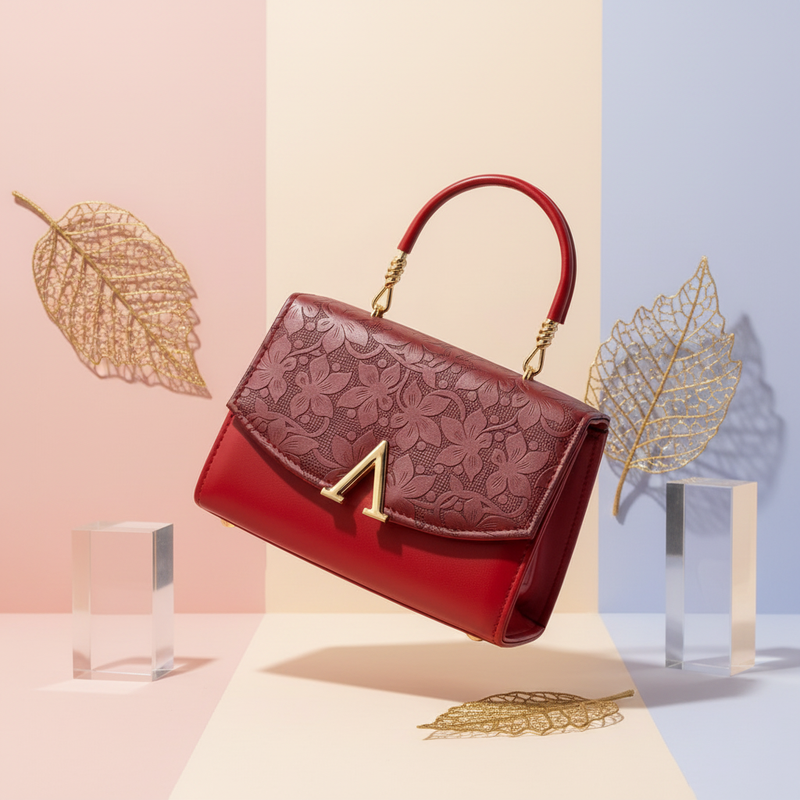 Arezoo Bloom Maroon - Creative