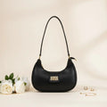 Bella Black Luxe Shoulder Bag for Women in Pakistan | Nayab Khatoon