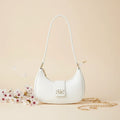 Bella White Luxe Shoulder Bag for Women in Pakistan | Nayab Khatoon