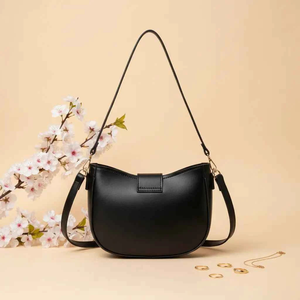 Haya Luxe – Elegant Mini Shoulder Bag Black