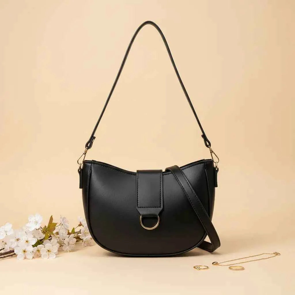 Haya Luxe – Elegant Mini Shoulder Bag Black