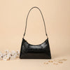 Crocodile Texture Handbag for Women Black | Nayab Khatoon Croc Elegance Bag Pakistan