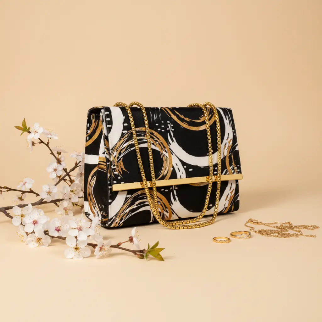 Noir Aura Handbag