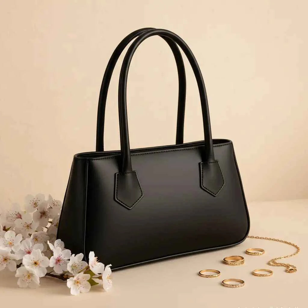 Mahveen Elegant Ladies Handbag in Black
