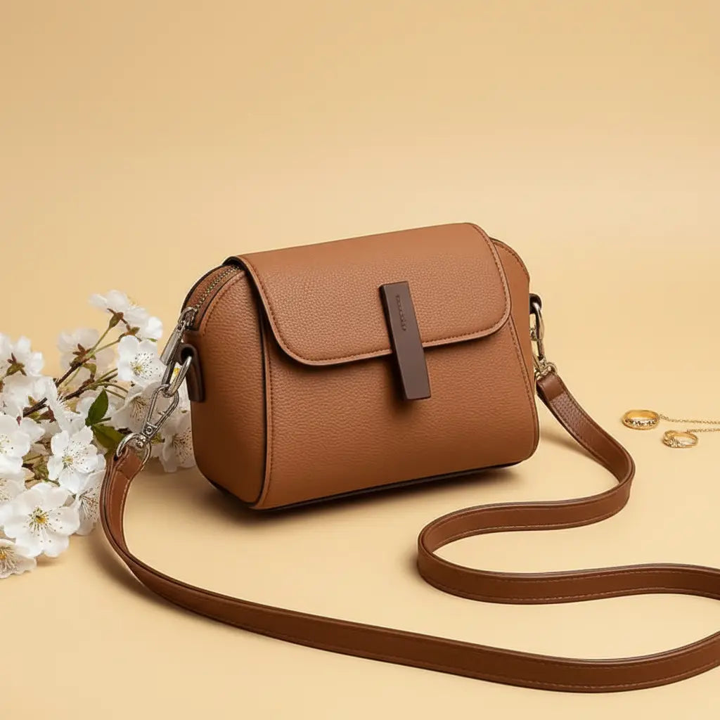 Cavelle Camel Crossbody Purse for Women – Stylish Everyday Bag
