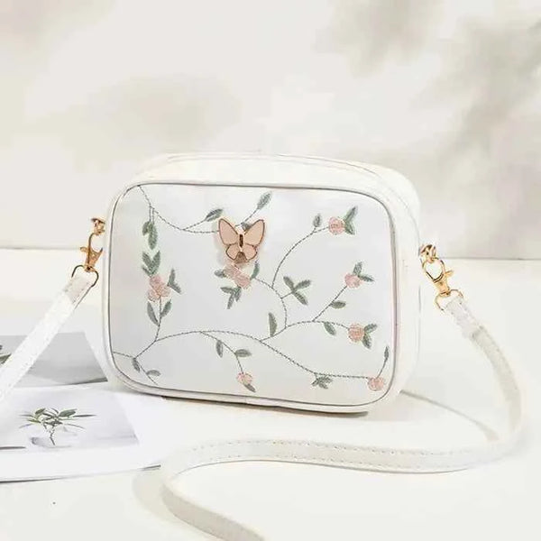 Embroidered Butterfly Crossbody Bag | Nayab Khatoon Pakistan