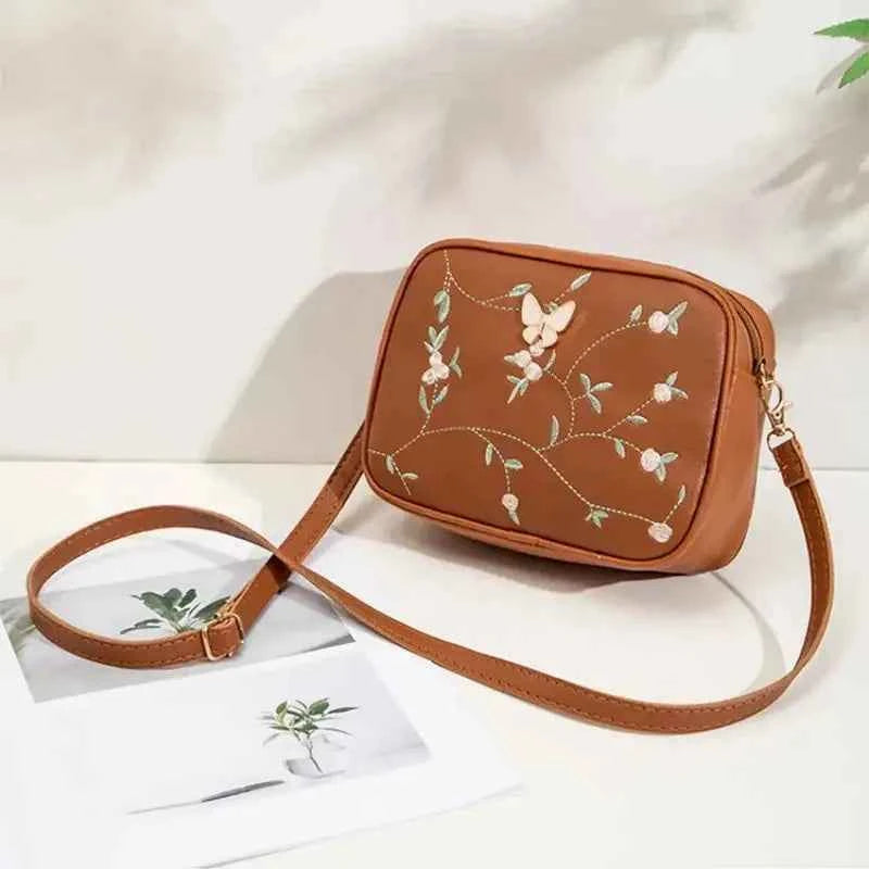 Embroidered Butterfly Crossbody Bag | Nayab Khatoon Pakistan