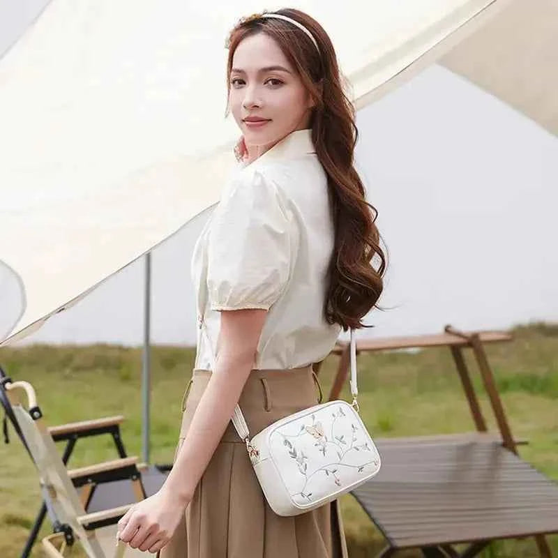 Embroidered Butterfly Crossbody Bag | Nayab Khatoon Pakistan