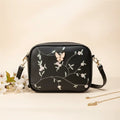 Embroidered Butterfly Black Crossbody Bag | Nayab Khatoon Pakistan