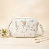 Embroidered Butterfly White Crossbody Bag | Nayab Khatoon Pakistan