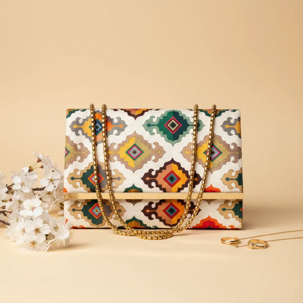 Rangrez Ikat Handbag
