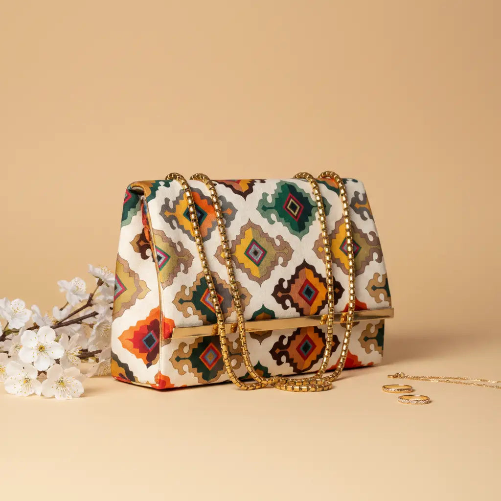 Rangrez Ikat Handbag