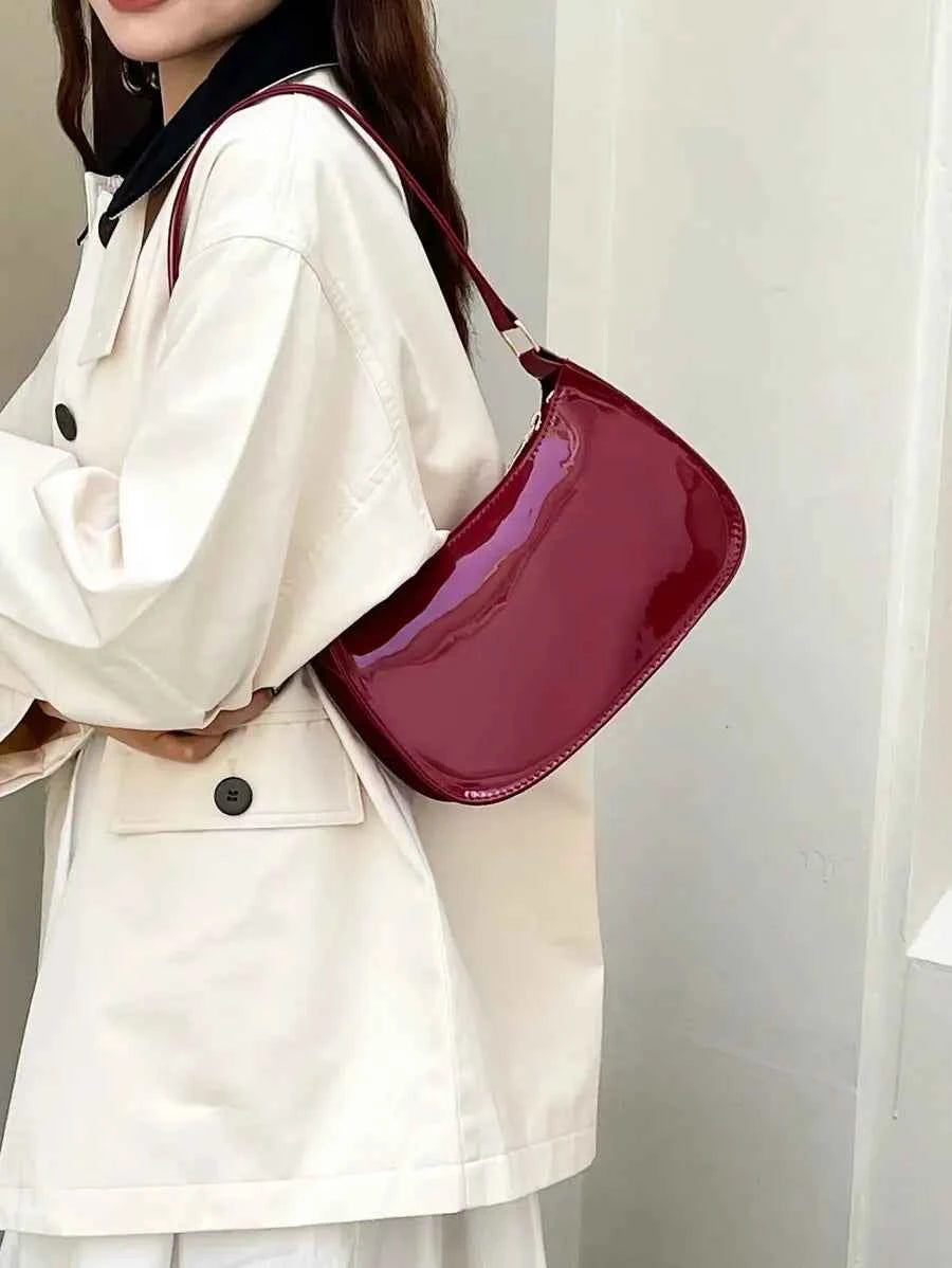 Veloura Maroon Shoulder Bag for Women